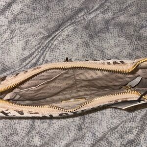 Steve Madden Beige and Brown Clutch